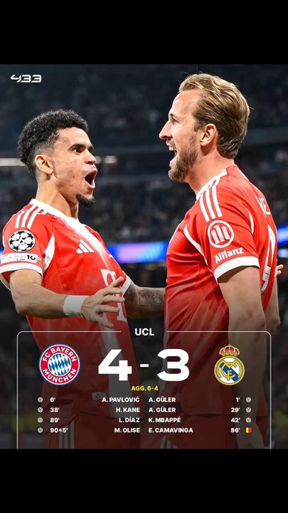 ⚽️⚪️🇩🇪❌🏆 LDC : 2E SAISON BLANCHE POUR LE REAL MADRID DE MBAPPÉ ÉLIMINÉ ! LE BAYERN REJOINT LE PSG !