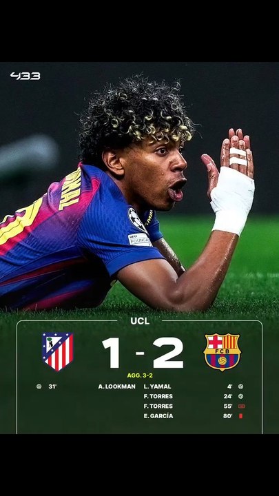⚽️🔵🔴🇪🇸🥶❌ LDC : LE BARÇA PREND LA PORTE À 10 ! L'ATLETICO EN DEMI ! YAMAL MAGIQUE MAIS INSUFFISANT !