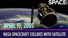 OTD in Space – April 15: NASA Spacecraft Collides with Satellite