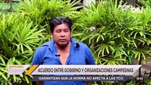 Gobierno y campesinos acuerdan aplicación de la Ley 1720 y se levantan medidas de presión en Beni