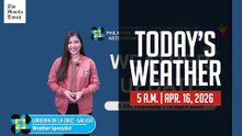 Today's Weather, 5 A.M. | Apr. 16, 2026