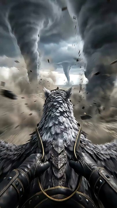Storm Griffon POV — Flying Through a Tornado Corridor 4K