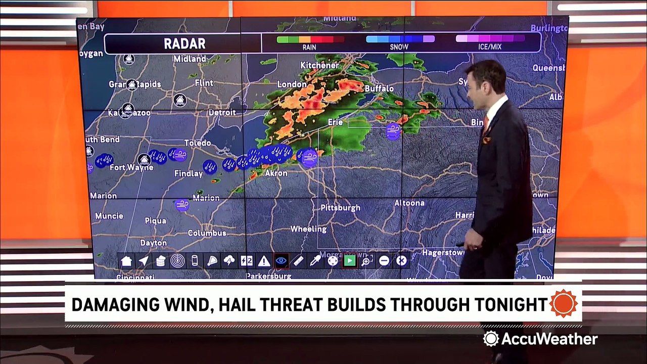 Severe storms redevelop in the Midwest