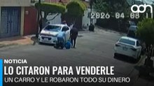Lo citaron para venderle un carro y le robaron todo su dinero