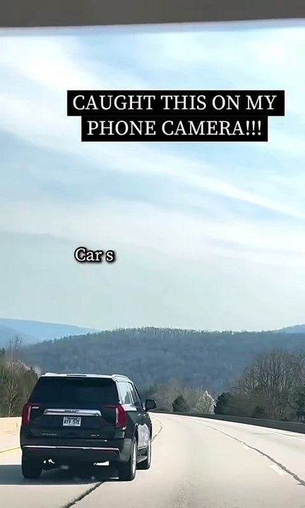 Car speeding ahead