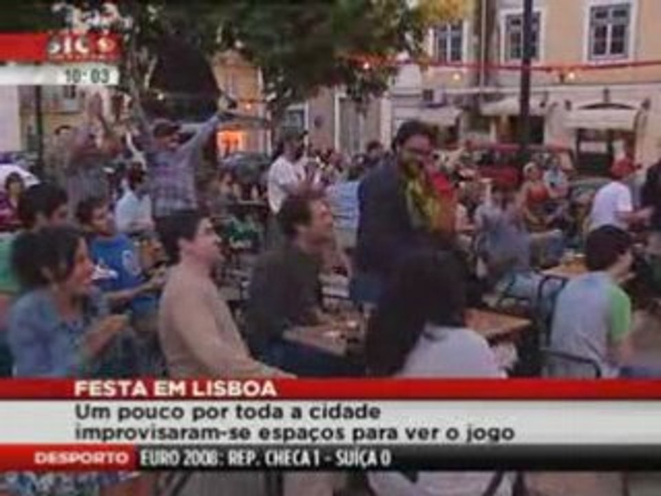Supporters à Lisbonne Portugal Turquie