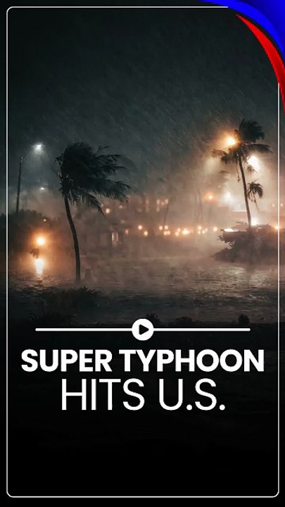 🚨 BREAKING: Super Typhoon Sinlaku targets US islands with destructive force