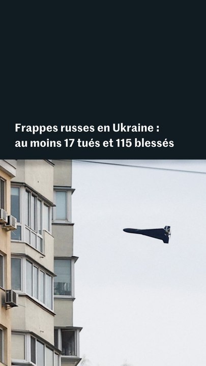 Les dégâts en Ukraine, après les dernières frappes russes qui ont fait au moins 17 morts et 115 blessés
