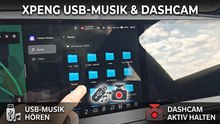 Xpeng G9 G6 P7 versteckte Funktion: USB Musik + Dashcam parallel