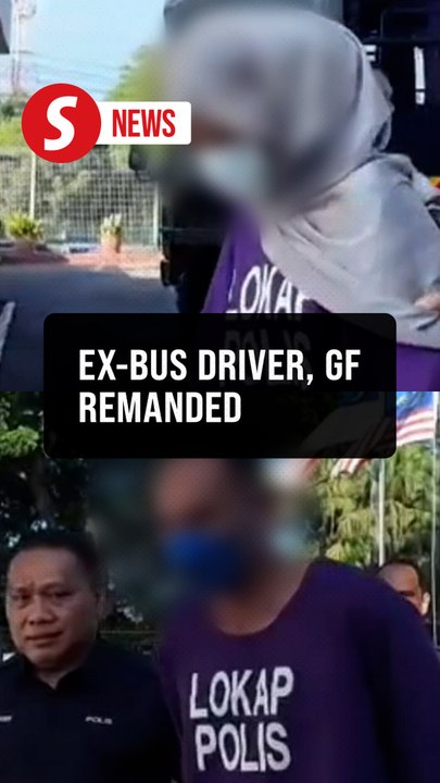 Ex-bus driver, girlfriend remanded over viral 'lap stunt'