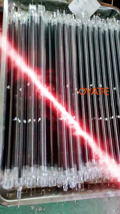 660mm 230v 1500w infrared lamp woven carbon fibre heating lamp for electric heaters