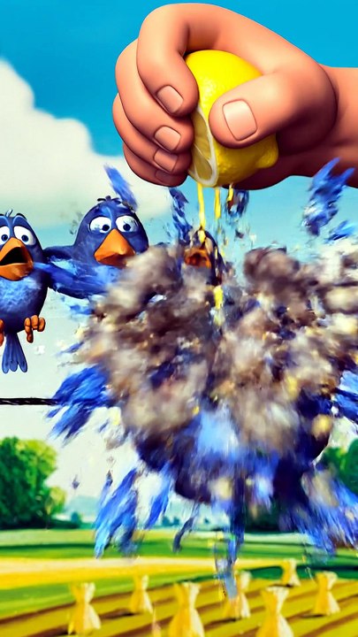 Bro couldn't handle the sourness 😭🍋💀 (3D Funny Animation) #talkingbirds