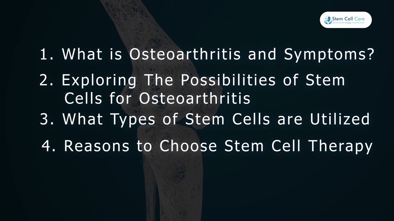 Stem Cell Therapy for Knee Osteoarthritis in Delhi | A Non-Surgical Option