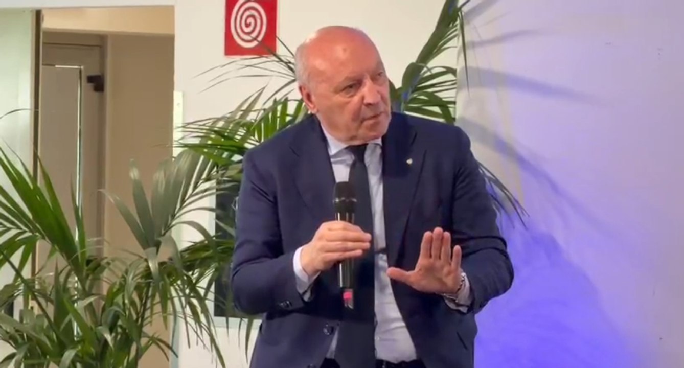 VIDEO / Marotta: "Alla politica non chiediamo finanziamenti, ma supporto. Per esempio..."