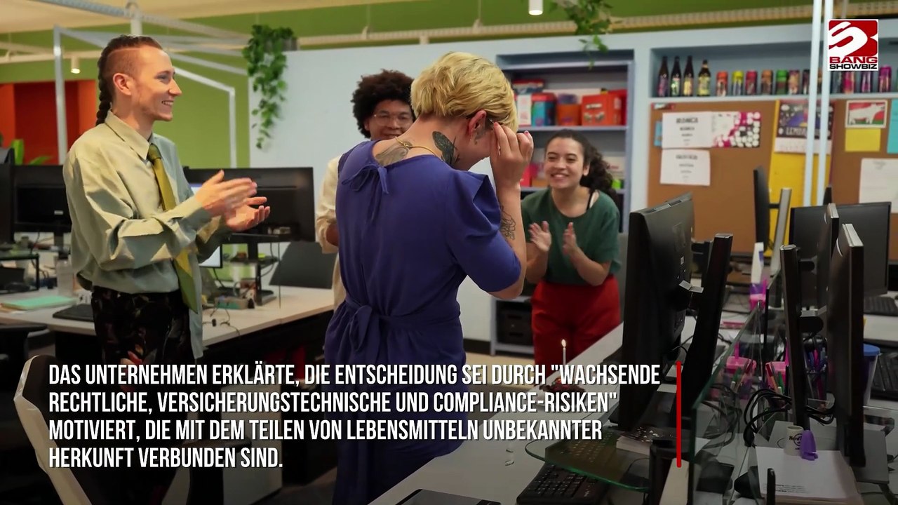 Englische Firma verbietet Kuchen aus Sicherheitsgründen verboten