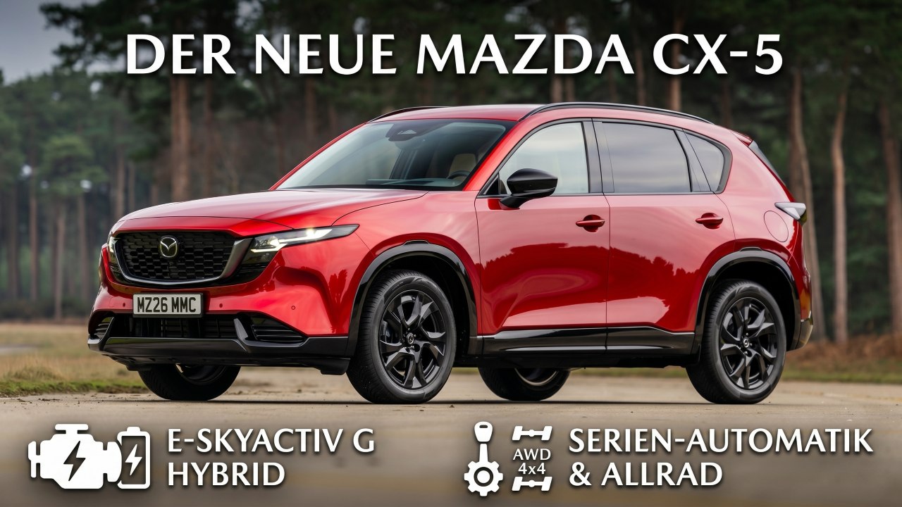 2026 Mazda CX-5: Alle Infos zu Motor, Technik und Ausstattung