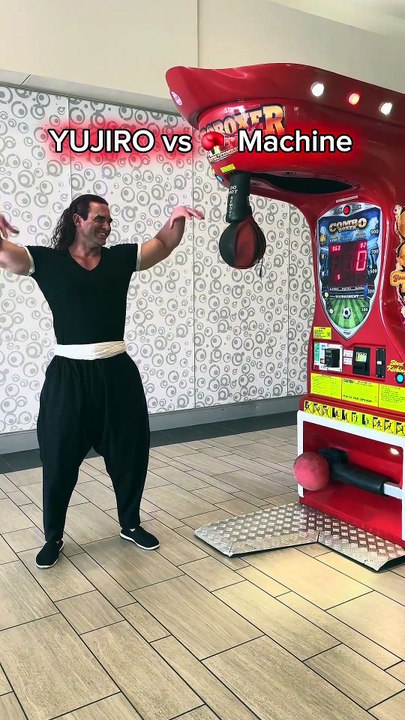 Yujiro’s punch machine score 👹 #yujirohanma
