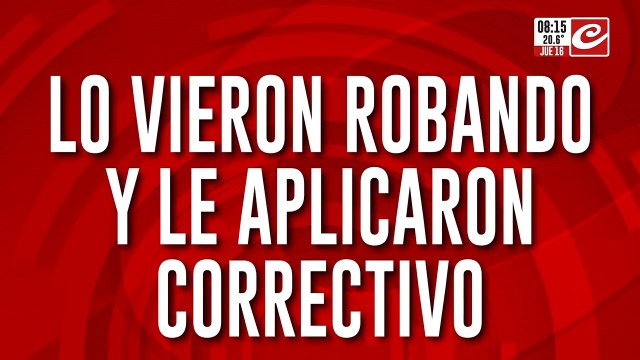 Vecinos detuvieron a ladrón de celulares y lo terminaron moliendo a golpes