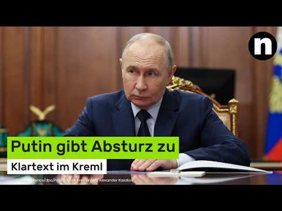 Russlands Wirtschaft vor Zusammenbruch?: Klartext im Kreml - Putin gibt Absturz zu