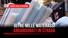 Rifiuti ingombranti a Roma, a Febbraio oltre mille materassi abbandonati in strada