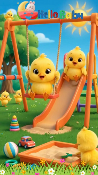 Cute Baby Chicks Playing 🐥