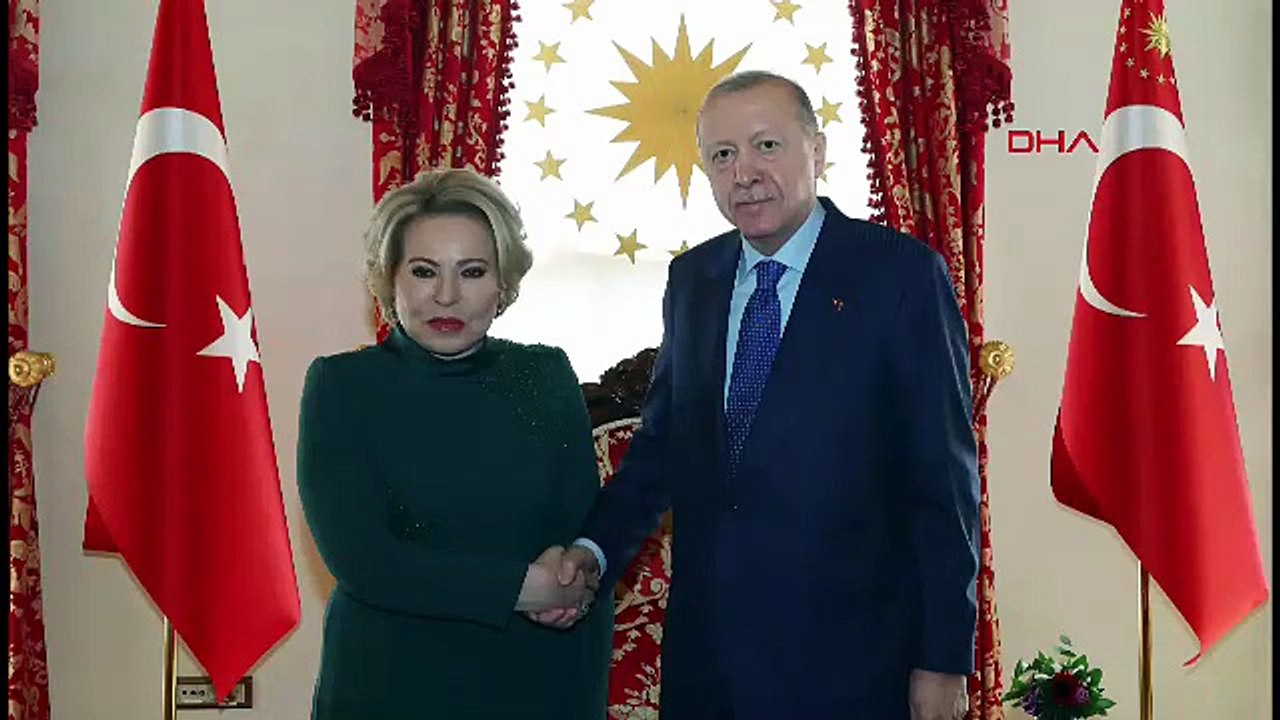 Erdoğan'dan Dolmabahçe'de kritik kabul! Rusya Federasyon Konseyi Başkanı Matviyenko ile dev zirve! Ankara ve Moskova hattında diplomasi trafiği!