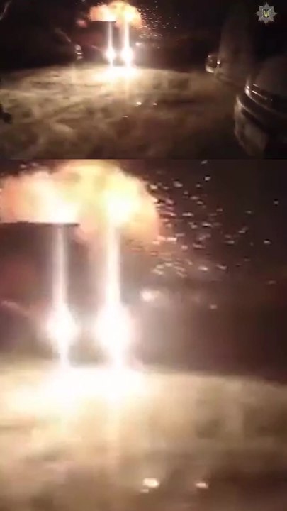 Intense Bodycam Captures Russian Attack Exploding in Kyiv