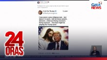 Trump, nag-post uli ng AI-generated na larawan kung kasama naman niya si Hesus | 24 Oras