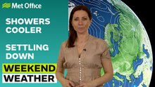 Weekend weather 16/04/2026 – Showery in the north at first with strong winds, but settling down and cooler