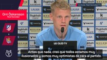 Rueda de prensa de Óskarsson previa a la Final de Copa