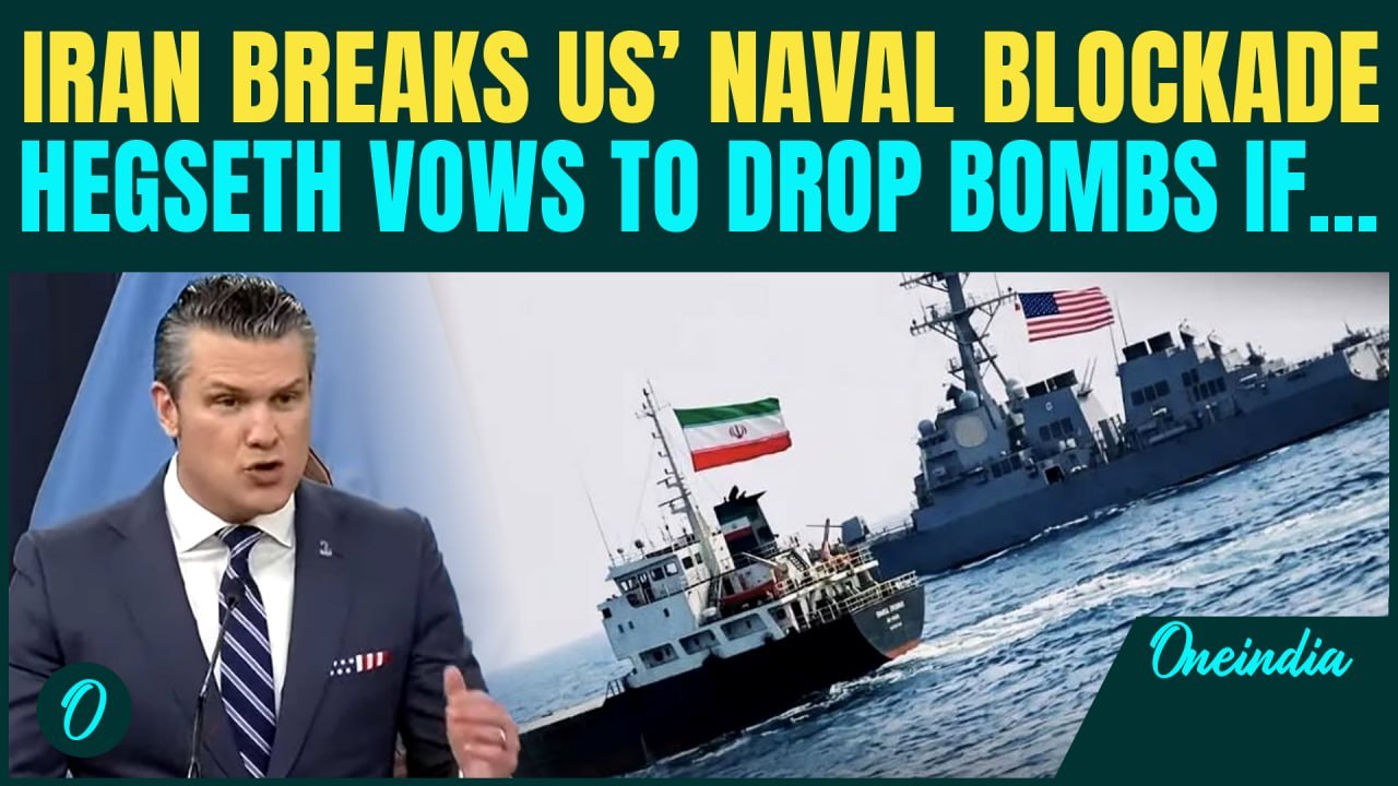 ‘FOLLOW BLOCKADE OR WE WILL BOMB…’: Hegseth’s CHILLING Warning as Iran Tanker PASSES Through Hormuz