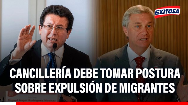 Cancillería debe tomar postura sobre expulsión de migrantes irregulares en Chile anunciada por presidente Kast