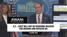 U.S. won't be renewing waivers for Iranian and Russian oil, says Bessent