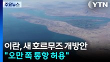 이란, 새 호르무즈 개방안 제시..."오만 영해쪽 통항 허용" / YTN