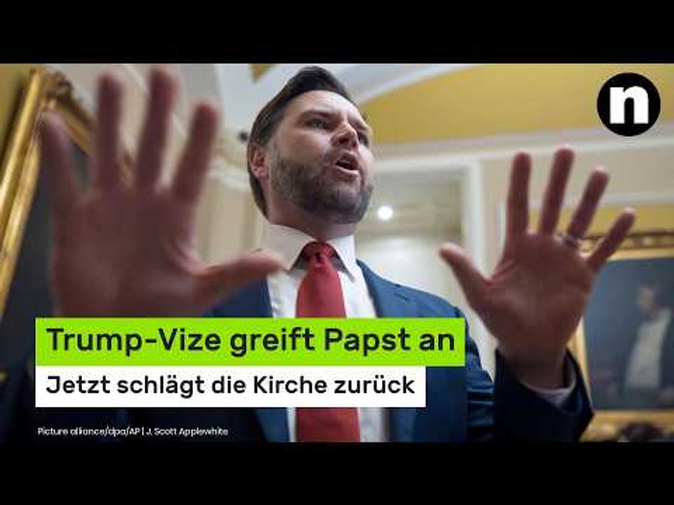 J.D. Vance: Trump-Vize greift Papst an - jetzt schlägt die Kirche zurück