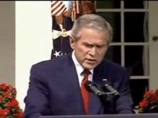 Le lapsus, extrait discour inintérrompu de gwb 911