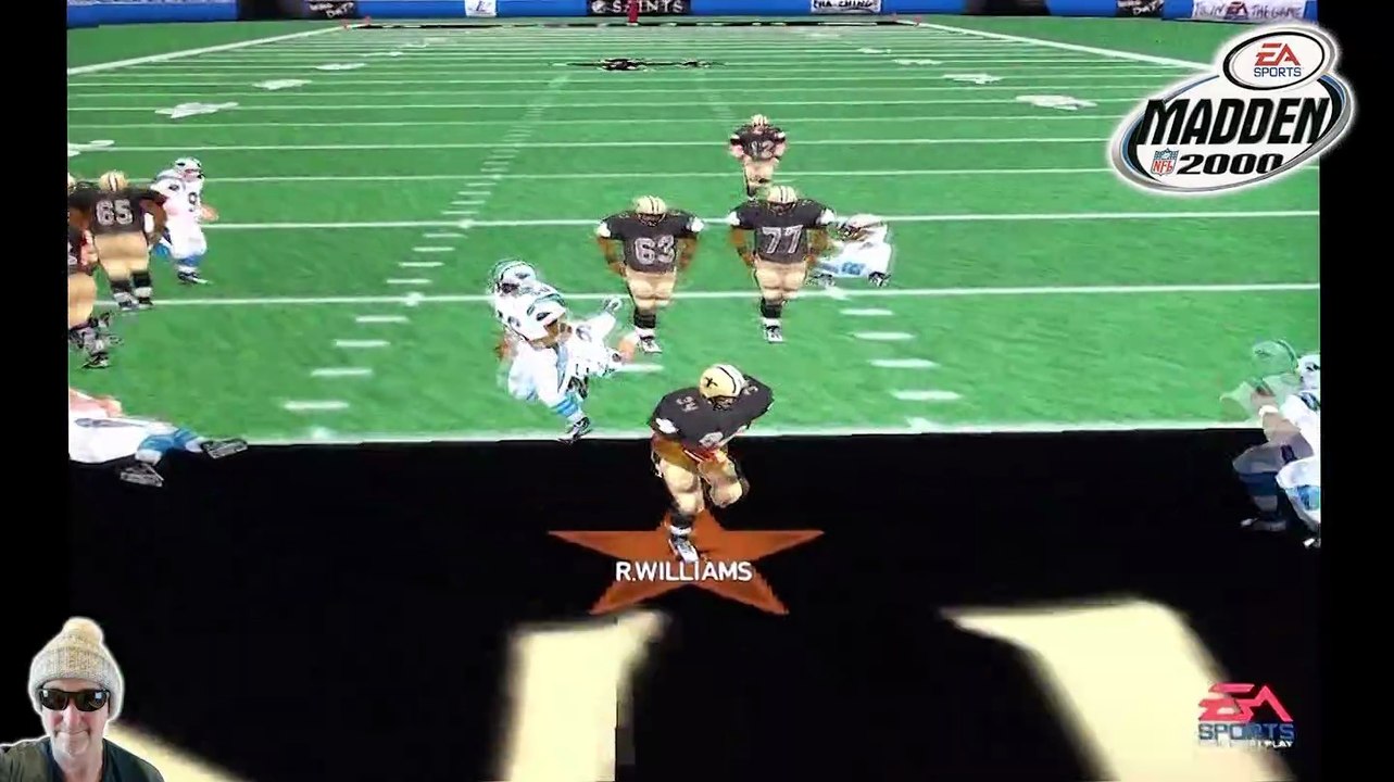 Madden NFL 2000: Saints Ricky Williams Running for TD