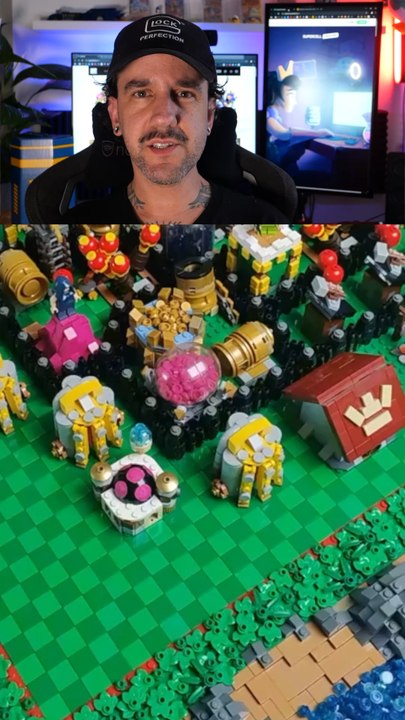 Il refait un village entier en LEGO