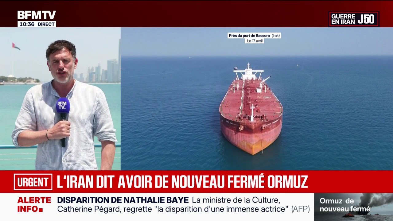 Guerre au Moyen-Orient: le régime iranien dit de nouveau avoir fermé le détroit d'Ormuz en réponse au blocus américain