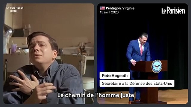 Pete Hegseth pense citer la Bible pendant un discours, mais il s’agit de faux versets inventés par Tarantino dans « Pulp Fiction »