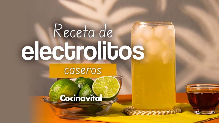 Receta de electrolitos caseros ¡Con 4 ingredientes!