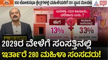 ಸಂಸತ್ತಿನಲ್ಲಿ ಸೀಟುಗಳ ಸಂಖ್ಯೆ 850ಕ್ಕೆ ಏರಿಕೆ? ಮಹಿಳೆಯರಿಗೆ ಭರ್ಜರಿ ಗಿಫ್ಟ್! | Womens Reservation | News Hour
