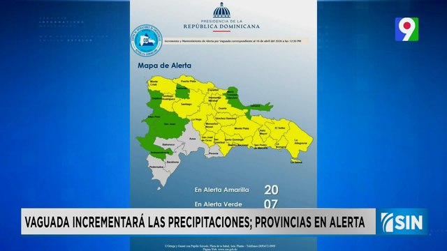 Alerta por lluvias intensas y riesgo de inundaciones | Primera Emisión SIN