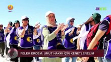 JIN TV-HABER AKTÜEL-Sevim Devrim-Nurcan Çoban-Düsseldorf 3.Kürt Kültür Festivali'nin sembolü ''saç örgüsü''