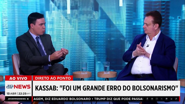 Kassab: bolsonarismo errou ao não escolher Tarcísio | DIRETO AO PONTO