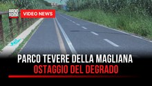 Parco Tevere della Magliana ostaggio del degrado