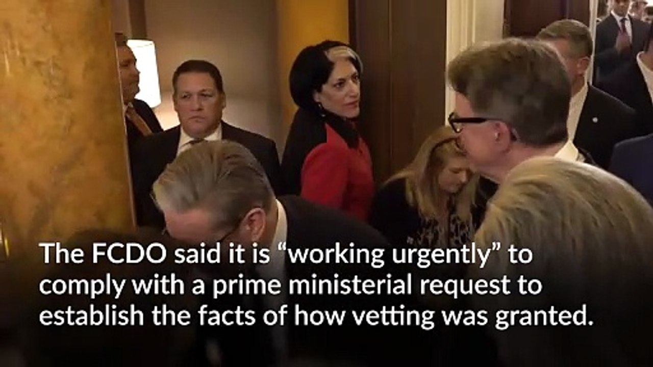 Starmer ‘not aware’ Foreign Office overruled Mandelson vetting ‘until this week’