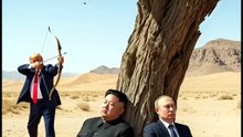 trump putin and kim jong un meme