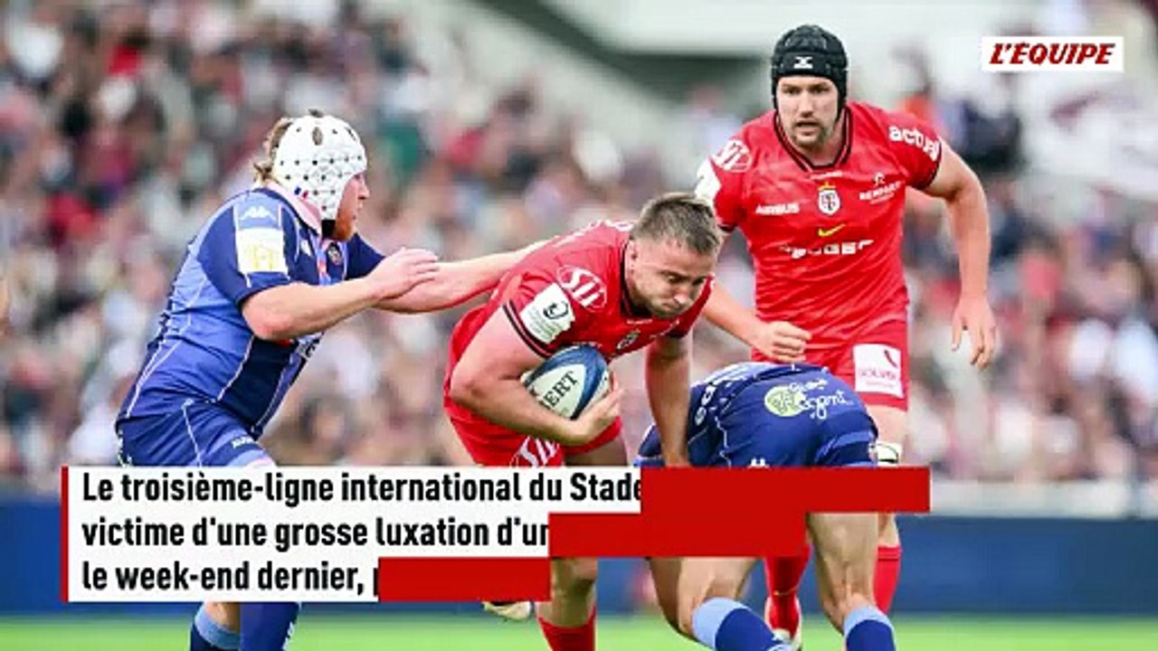 Blessé à une épaule, le troisième-ligne de Toulouse Anthony Jelonch vers une fin de saison ? - Rugby - Top 14 - Toulouse