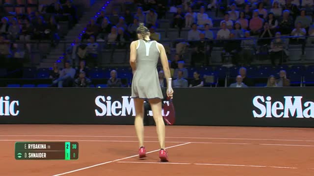 Stuttgart - Elena Rybakina assure l’essentiel et file en quarts